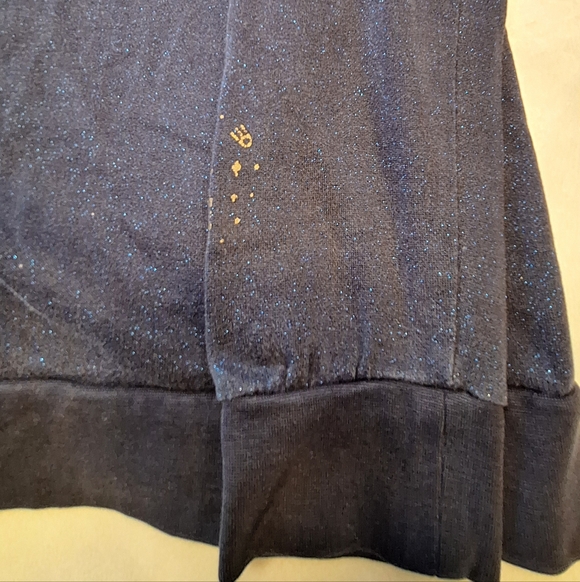 BTS BT21 - Navy Blue Glitter Hoodie - Picture 12 of 13
